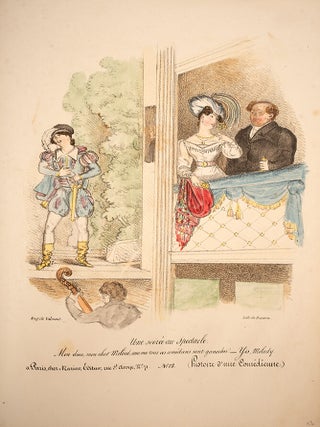 Histoire d’un comédien, en 12 planches par Auguste de Valmont