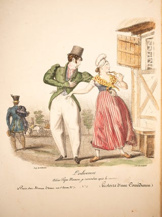 Histoire d’un comédien, en 12 planches par Auguste de Valmont