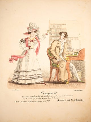 Histoire d’un comédien, en 12 planches par Auguste de Valmont