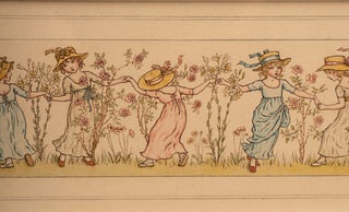 'Five Small Girls Dancing Among Rose Bushes'