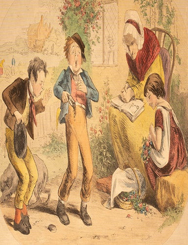 Item #06051 Illustrations of the Five Senses. Hablot K. BROWNE, "PHIZ"