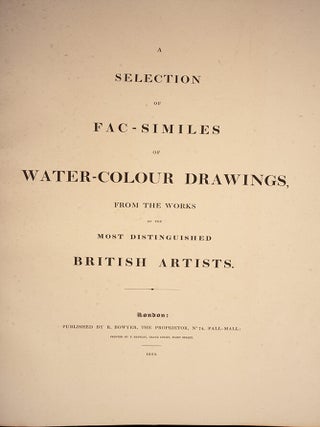 Selection of Fac-similes of Water-Colour Drawings, A