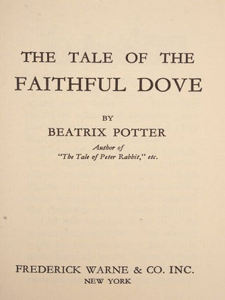 Tale of the Faithful Dove, The