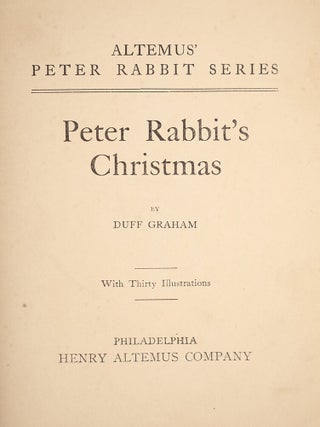 Peter Rabbit’s Christmas | Beatrix POTTER, Duff GRAHAM