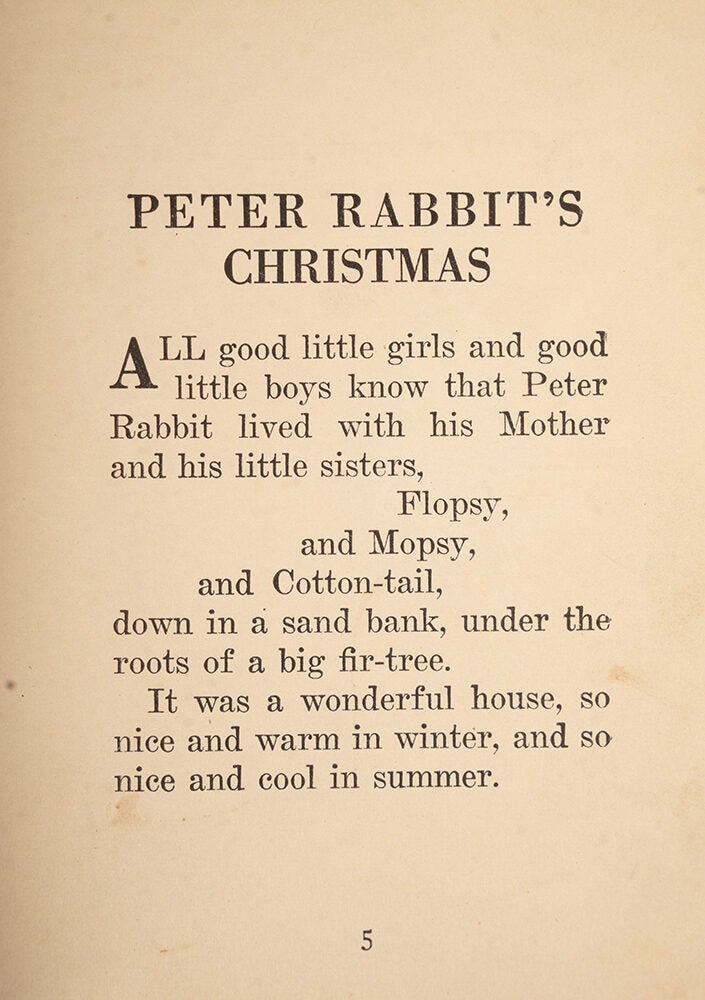 Peter Rabbit’s Christmas | Beatrix POTTER, Duff GRAHAM