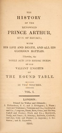 History of the Renowned Prince Arthur, King of Britain, The