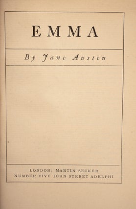 Adelphi edition of the works of Jane Austen, The