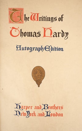 Writings of Thomas Hardy in Prose and Verse, The