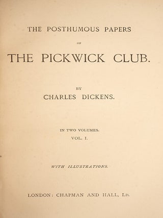 Posthumous Papers of the Pickwick Club, The
