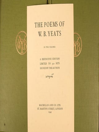 Poems of W.B. Yeats, The
