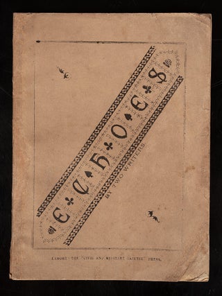 Item #06181 Echoes. Rudyard KIPLING, Beatrice KIPLING, Alice KIPLING