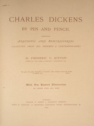 Charles Dickens by Pen and Pencil