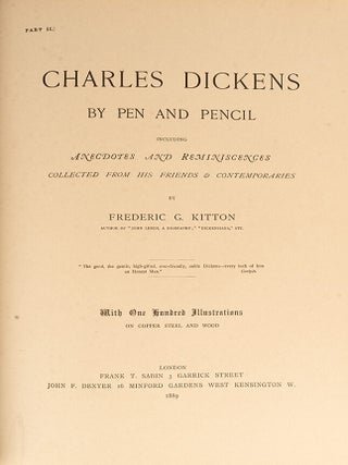 Charles Dickens by Pen and Pencil