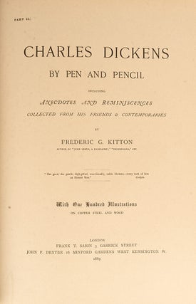 Charles Dickens by Pen and Pencil