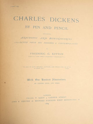Charles Dickens by Pen and Pencil