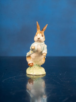 A fine collection of twenty-eight Beatrix Potter Figurines and one Beatrix Potter Thimble.
