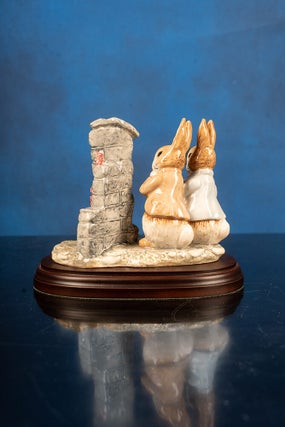 A fine collection of twenty-eight Beatrix Potter Figurines and one Beatrix Potter Thimble.