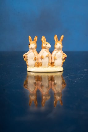 A fine collection of twenty-eight Beatrix Potter Figurines and one Beatrix Potter Thimble.