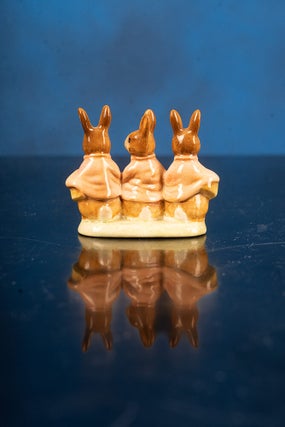 A fine collection of twenty-eight Beatrix Potter Figurines and one Beatrix Potter Thimble.