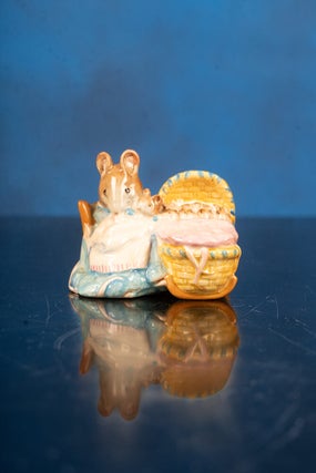 A fine collection of twenty-eight Beatrix Potter Figurines and one Beatrix Potter Thimble.
