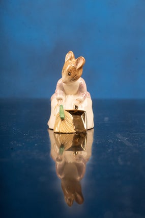 A fine collection of twenty-eight Beatrix Potter Figurines and one Beatrix Potter Thimble.