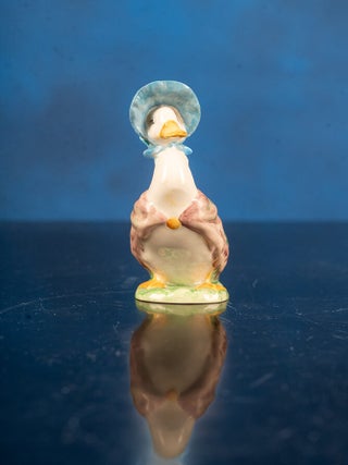 A fine collection of twenty-eight Beatrix Potter Figurines and one Beatrix Potter Thimble.