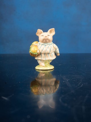 A fine collection of twenty-eight Beatrix Potter Figurines and one Beatrix Potter Thimble.