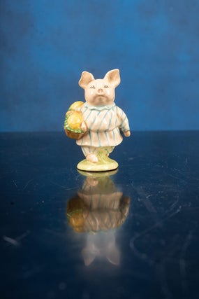 A fine collection of twenty-eight Beatrix Potter Figurines and one Beatrix Potter Thimble.