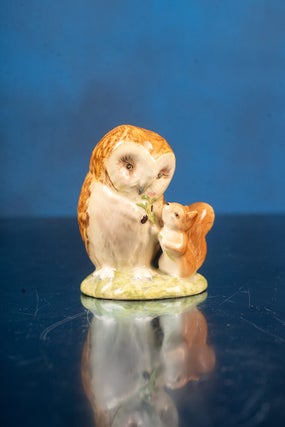 A fine collection of twenty-eight Beatrix Potter Figurines and one Beatrix Potter Thimble.