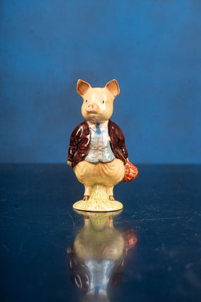 A fine collection of twenty-eight Beatrix Potter Figurines and one Beatrix Potter Thimble.