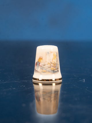A fine collection of twenty-eight Beatrix Potter Figurines and one Beatrix Potter Thimble.