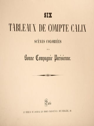 Six Tableaux de Compte Calix