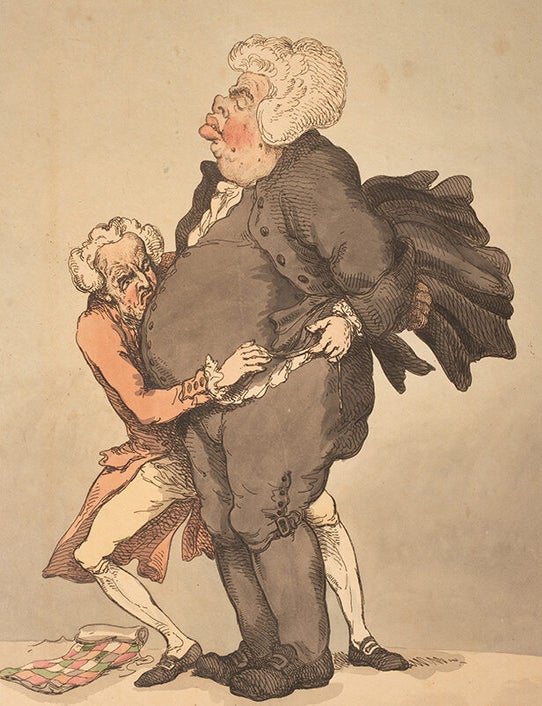 Item #06236 Caricatures Anglaises [cover title]. Thomas ROWLANDSON, George Moutard WOODWARD.