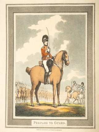 Hungarian & Highland Broad Sword [together with] the original pen, ink and watercolor for the nineteenth plate