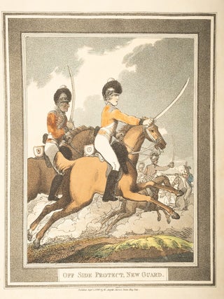 Hungarian & Highland Broad Sword [together with] the original pen, ink and watercolor for the nineteenth plate