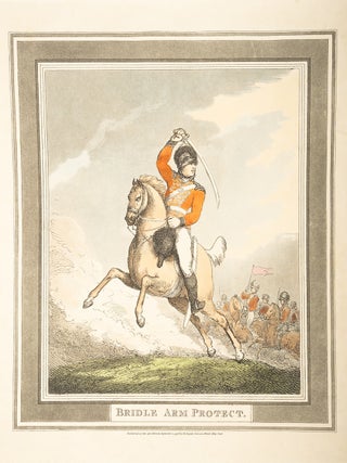 Hungarian & Highland Broad Sword [together with] the original pen, ink and watercolor for the nineteenth plate