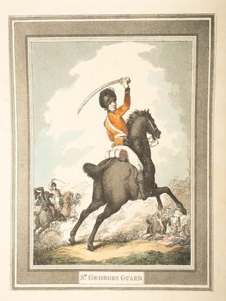 Hungarian & Highland Broad Sword [together with] the original pen, ink and watercolor for the nineteenth plate