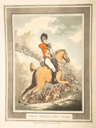 Hungarian & Highland Broad Sword [together with] the original pen, ink and watercolor for the nineteenth plate