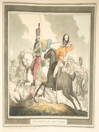 Hungarian & Highland Broad Sword [together with] the original pen, ink and watercolor for the nineteenth plate