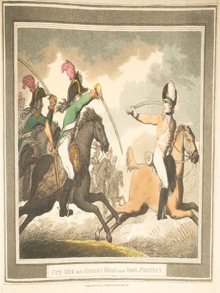 Hungarian & Highland Broad Sword [together with] the original pen, ink and watercolor for the nineteenth plate