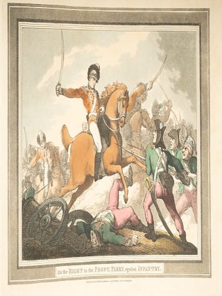 Hungarian & Highland Broad Sword [together with] the original pen, ink and watercolor for the nineteenth plate
