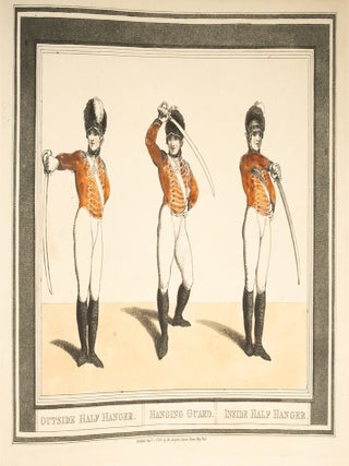 Hungarian & Highland Broad Sword [together with] the original pen, ink and watercolor for the nineteenth plate