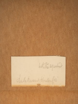 Hungarian & Highland Broad Sword [together with] the original pen, ink and watercolor for the nineteenth plate