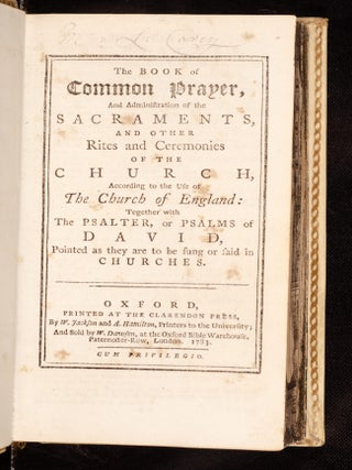 Book of Common Prayer, The