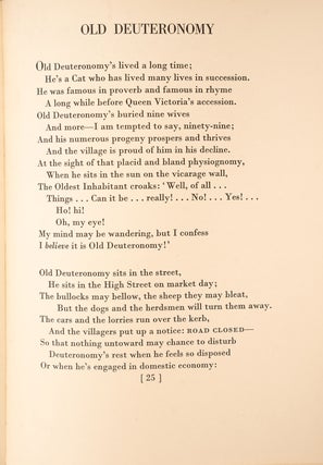 Old Possum's Book of Practical Cats