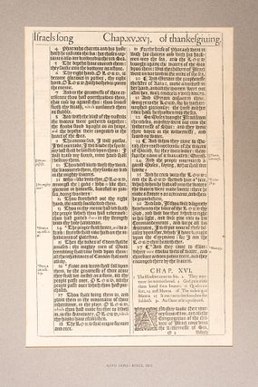 Original leaves from famous English books.