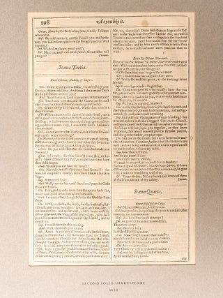 Original leaves from famous English books.