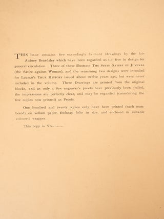 Issue of Five Drawings, An