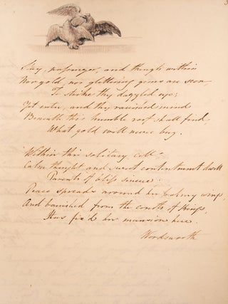 Manuscript anthology of English poetry
