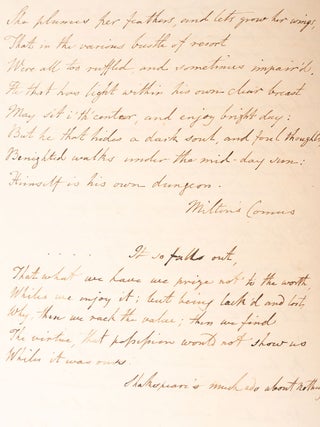 Manuscript anthology of English poetry